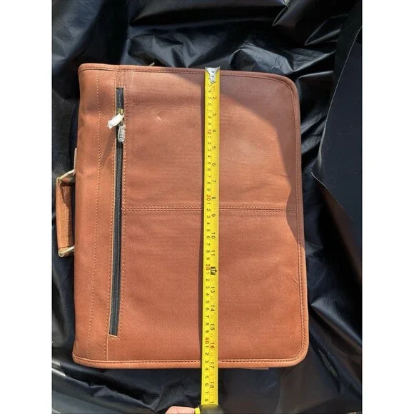 Cuero Vintage Look Handmade Leather Travel Messenger Bag Laptop Briefcase
